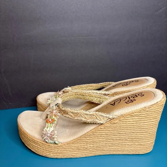 Sbicca Vine Wedge Sandals Boho - Picture 3 of 8